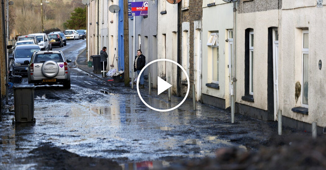 Storm bert causes flooding across britain and ireland zamin ali